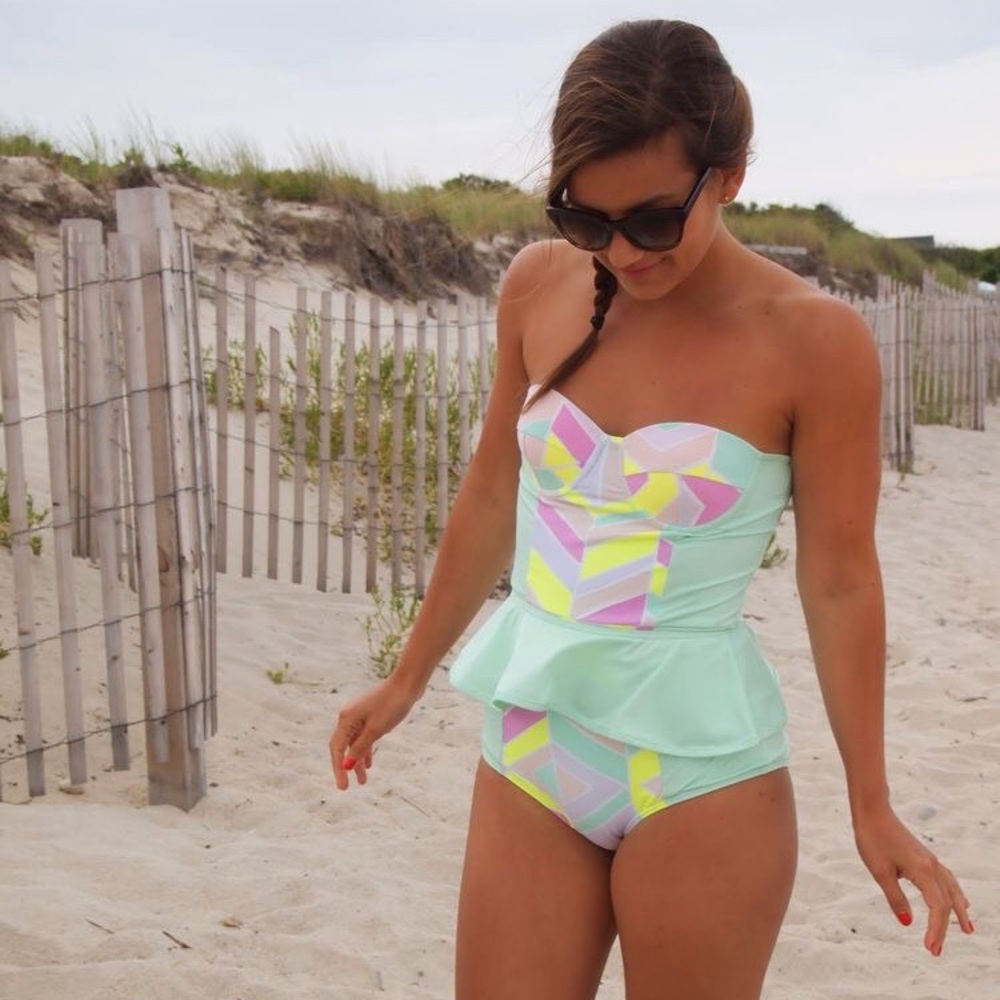 Anthropologie Zinke Starboard One Piece Swimsuit